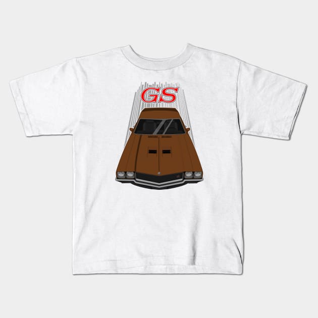 Skylark GS - 2ng gen - Brown Kids T-Shirt by V8social